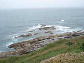 Picture over the back edge of the island.  Many a ship has been Sunk ere cap'n.