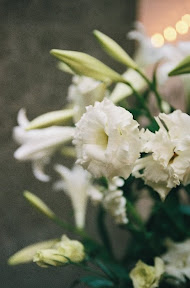ウェディングの花の写真の撮影の結婚