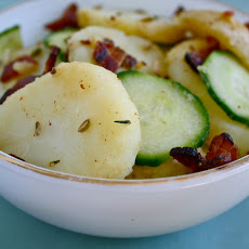 Warm Potato Salad with Bacon and Fennel
