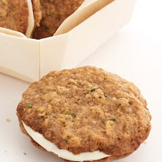 Zucchini Nut Bread Cookie Sandwiches