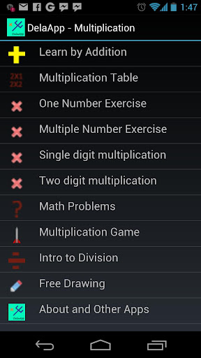 Multiplication from DelaApp