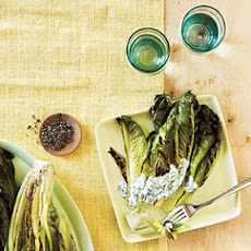 Grilled Romaine with Creamy Herb Dressing