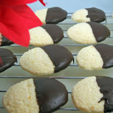 Chocolate-Dipped Orange Cookies
