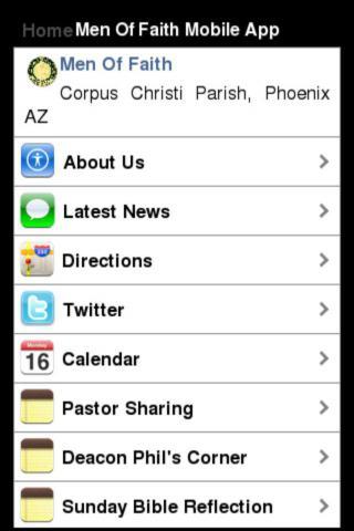 Men Of Faith Mobile App