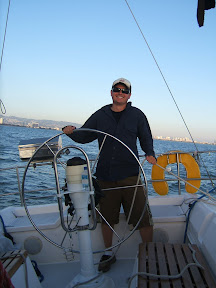 Tom at the helm