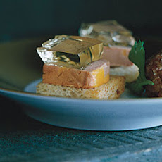 Foie Gras Toasts with Sauternes Geleé