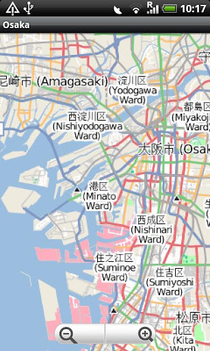 Osaka Street Map