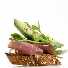 Prosciutto & Avocado Crostini