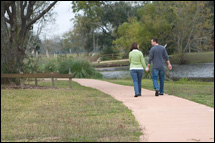 In the park