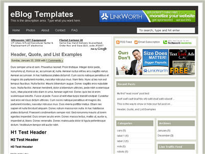 Ads Theme blogger xml template - шаблон для blogspot
