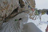 Corbet's Cave no topo do Jackson Hole Mountain Resort, em Wyoming.
