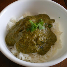 Curried Spinach and Peanut Butter