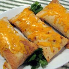 Oven-Fried Chicken Chimichangas