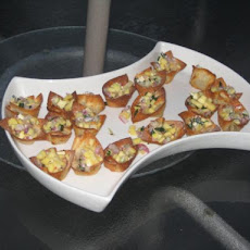 Mango Salsa Wontons