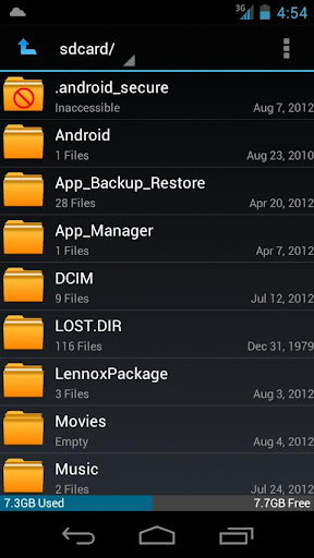 Pure ICS File Manager