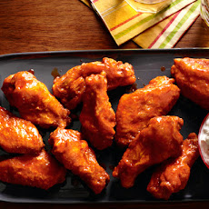Fried Buffalo Wings With Blue Cheese Dip