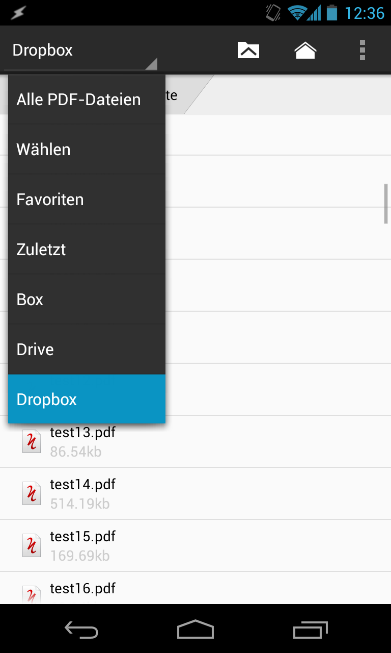 Android application qPDF Notes Pro PDF Reader screenshort