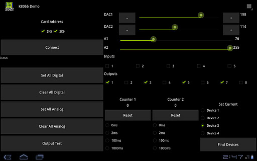 K8055 Demo Free Ver