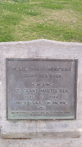 World War II Memorial Grant Rea Park