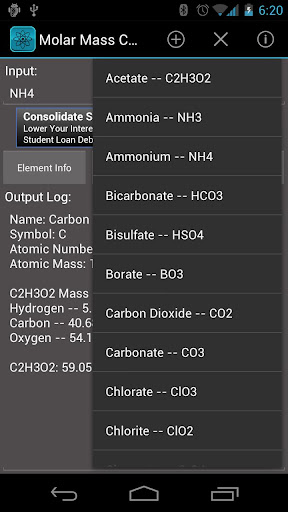 【免費教育App】Molar Mass Calculator-APP點子