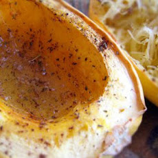 Spaghetti Squash New Mexican with Black Beans + Lime