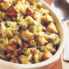 Apple, Celery, and Smoked Ham Stuffing