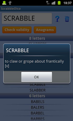 【免費娛樂App】Scrabble Dico & Anagrammes-APP點子