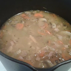 Easy Low Fat After Thanksgiving Turkey Barley Soup