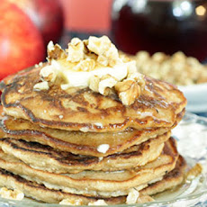 Cinnamon Apple Walnut Pancakes