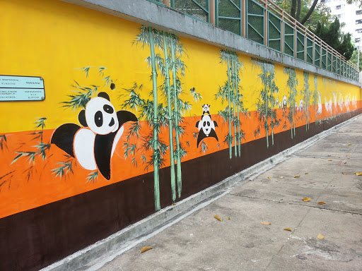 Nam Shan Estate Playground Panda Wall Art
