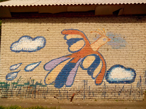 граффити Жар-птица
