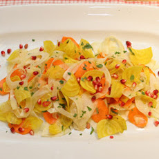 Root Vegetable and Pomegranate Salad