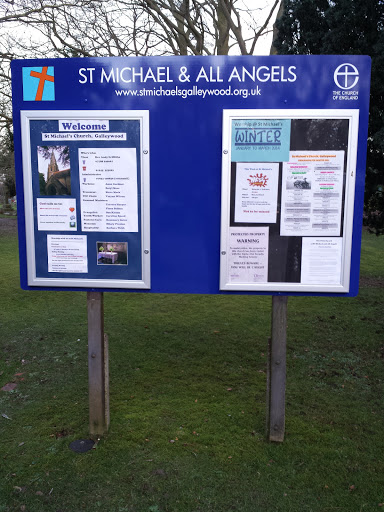 St Michael & All Angel's Sign