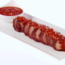 Cocoa-Rubbed Pork Tenderloin with Chocolate Tomato Sauce