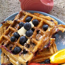 Blueberry Buttermilk Waffles