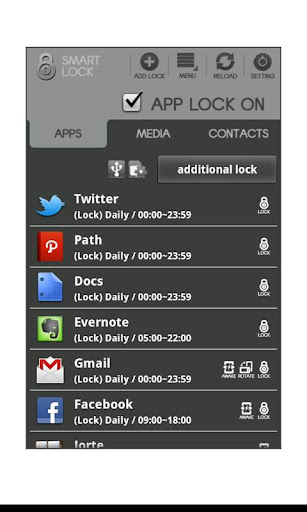 Smart Lock Free 앱 사진 동영상 잠금