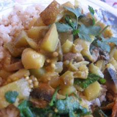 One-Pot Mushroom and Potato Curry