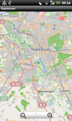 Hannover Street Map