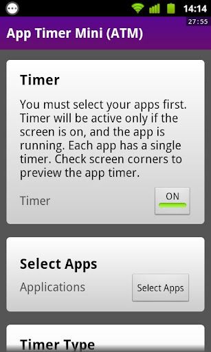 App Timer Mini ATM