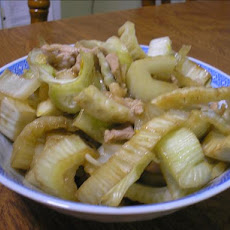 Ginger Fennel Pork Stir-fry