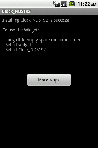 Widget Clock_NDS192