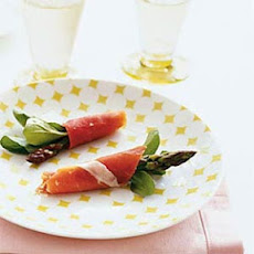 Asparagus Prosciutto Bundles with Arugula