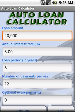 Auto Loan Calculator