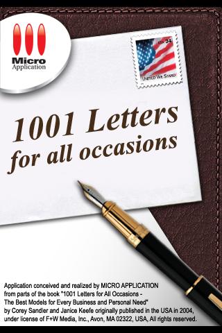 1001 Letters for all occasions