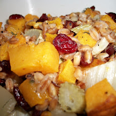 Roasted Butternut Squash, Fennel, and Farro Salad