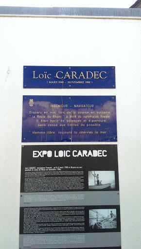 Plaque Commémorative Loïc Caradec