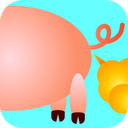 Poopee Animals! for kids mobile app icon