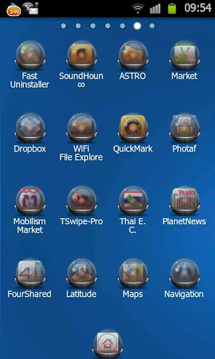 【免費個人化App】GlassBall Theme Go Launcher EX-APP點子