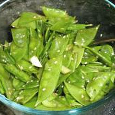Snow Pea Salad With Sesame Dressing