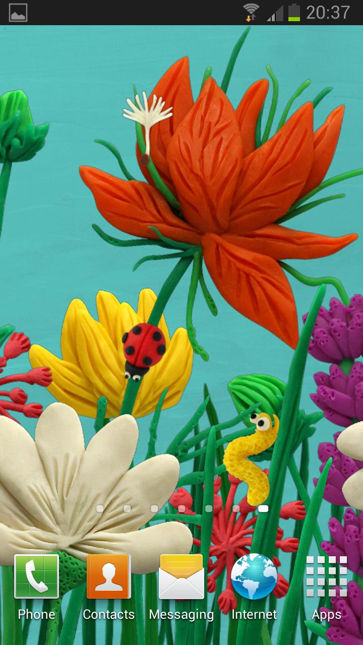 Android application Flowers Live wallpaper HD screenshort